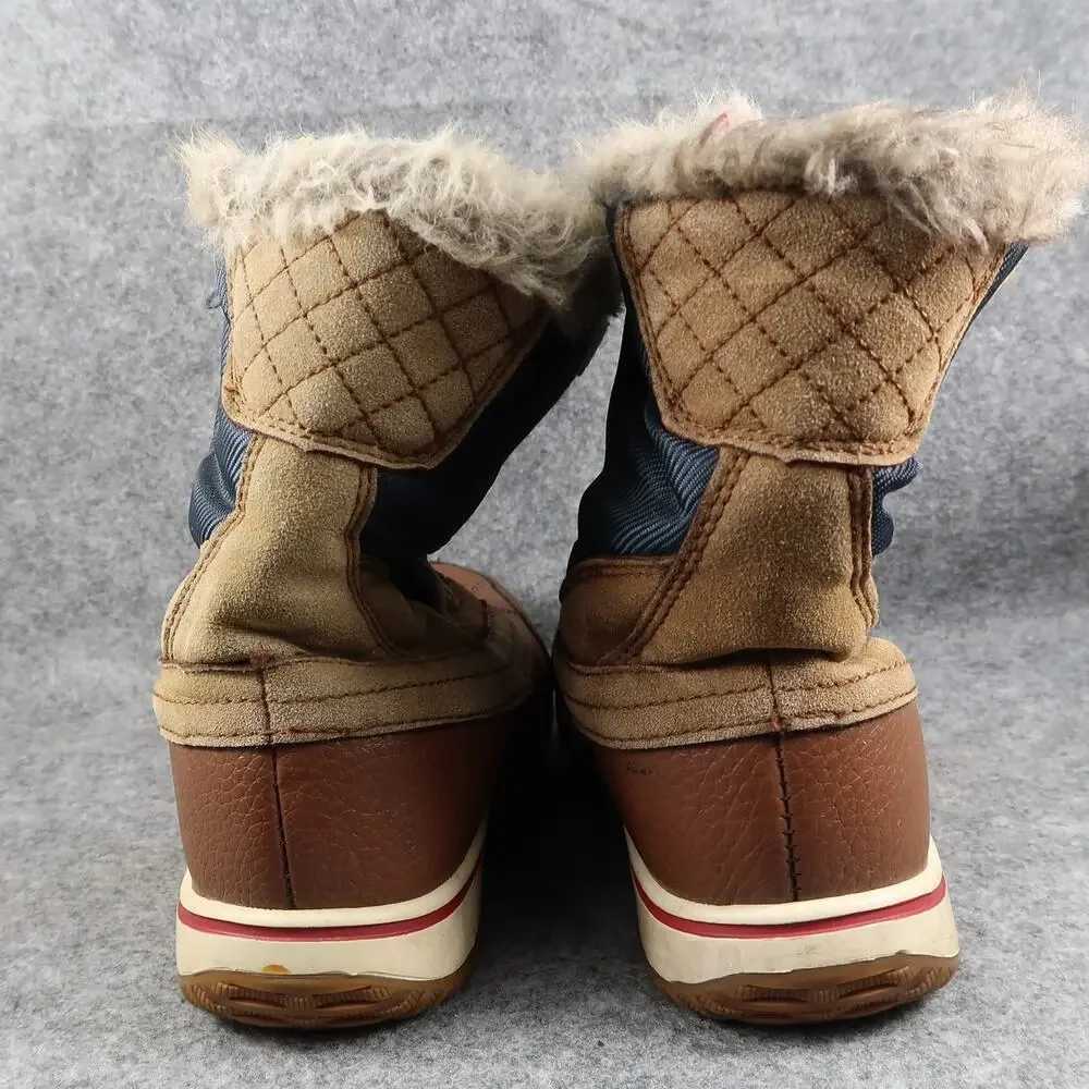 Superfit Boots Womens 9 Winter Lace Up Water Resistant Faux Fur Outdoor Anyx